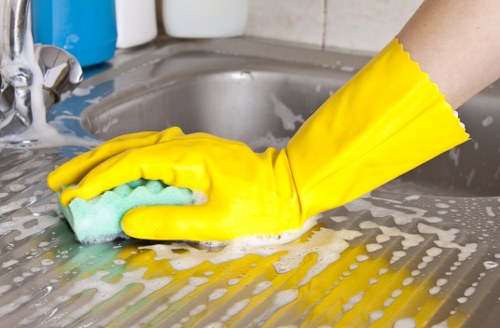 Final inspection after Airbnb cleaning before guest arrival