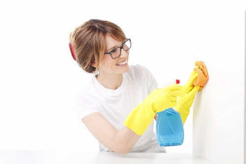 Cleaning tools ready for end of tenancy cleaning service